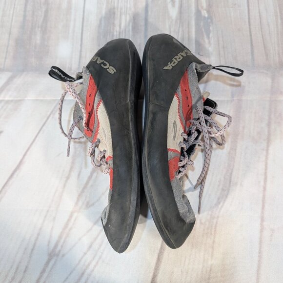 SCARPA Helix Climbing Shoes - Red, Gray, Black - Men's Size 10.5 US - Picture 8 of 9